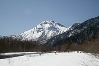 梓川から焼岳